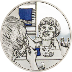 Monnaie DADDY BOY Be Big 1/2 Oz Argent 2$ Cook Islands 2023
