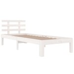 vidaXL Cadre de lit sans matelas blanc 90x190 cm