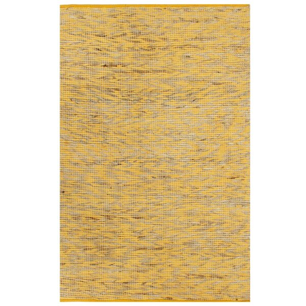 vidaXL Tapis fait à la main Jute Jaune et naturel 160x230 cm