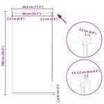 Store enrouleur occultant beige 40 x 100 cm