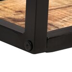 vidaXL Étagères murales 2 Pièces 160 cm Bois de manguier brut