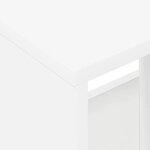 vidaXL Étagère à magazines Blanc 35 x 30 x 45 cm