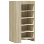 vidaXL Armoire à chaussures chêne sonoma 52x37 5x100 cm