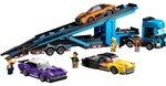 LEGO City - Camion de Transport de Voitures de Sport - 60408 : Aventures de Construction et Jeu Imaginatif