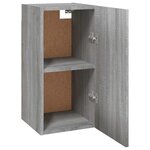 vidaXL Meubles TV Sonoma gris 30 5x30x60 cm Bois d'ingénierie