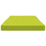 vidaXL Coussins de chaise longue lot de 2 vert vif tissu oxford
