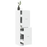 vidaXL Armoire d'apothicaire blanc 40x41x144 5 cm bois d'ingénierie