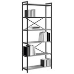 vidaXL Étagère Sonoma gris 40 x 30 x 85 cm Bois d'ingénierie