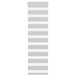 vidaXL Store zèbre gris clair largeur du tissu 45 9 cm polyester