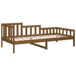vidaXL Lit de jour sans matelas marron miel 80x200 cm bois pin massif