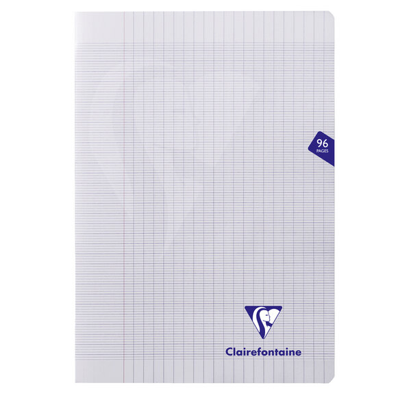 Cahier MIMESYS Piqué Polypro 21 x 29 7 cm 96 pages 90g Séyès Incolore CLAIREFONTAINE