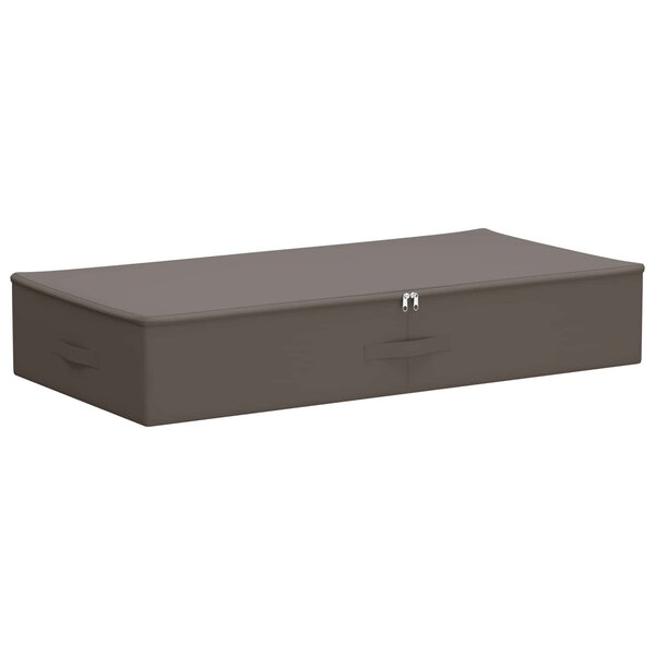 vidaXL Boîte de rangement Tissu intissé 90 x 48 x 15 cm 64 8 L Gris
