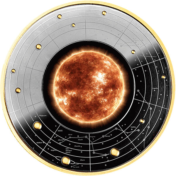 Monnaie SUN LIKE STAR Life Cycle of Stars Argent 500 Francs Cameroon 2026