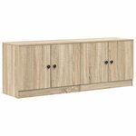 vidaXL Armoire de lit 2 Pièces Chêne Sonoma 66 x 35 x 48 cm
