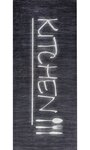Tapis de cuisine KITCHEN 60 x 90 cm - Noir