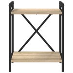 vidaXL Bibliothèque Chêne sonoma 40 x 30 x 48.5 cm Bois d'ingénierie
