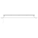 vidaXL Auvent Rétractable Crème 350 x 200 cm Polyester et métal