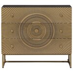vidaXL Armoire à tiroirs avec tiroir Laiton 75 x 30 x 65 cm