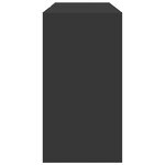 vidaXL Armoire d'évier noir 90x29x55 cm bois d'ingénierie