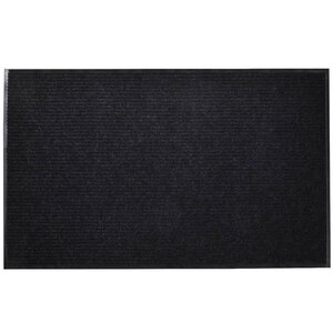 vidaXL Tapis d'entrée noir 90 x 120 cm PVC