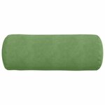 vidaXL Coussins d'accent 2 Pièces Vert clair Ø 25 x 70 cm