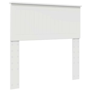 vidaXL Tête de lit Blanc 90 cm Bois d'ingénierie