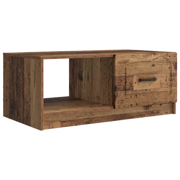 vidaXL Table basse Bois ancien 90 x 50 x 37 cm Bois d'ingénierie