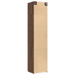 vidaXL Armoire de rangement mince chêne marron 50x42 5x225 cm