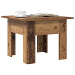 vidaXL Table basse Bois ancien 55 x 55 x 42 cm Bois d'ingénierie