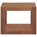 vidaXL Armoire murale de salle de bain 45x45x35 cm Bois de teck solide