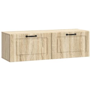 vidaXL Meuble TV mural Chêne Sonoma 98 x 31 x 30 cm Bois d'ingénierie