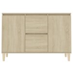 vidaXL Buffet chêne sonoma 101x35x70 cm bois d'ingénierie