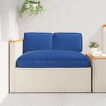 vidaXL Set de coussins de palette 3 Pièces Bleu royal 120 x 80 x 12 cm