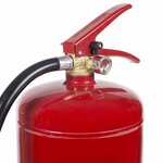 Smartwares extincteur à poudre 4 kg classe abc acier fex-15140