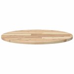 vidaXL Dessus de table rond Ø60x2 cm bois massif d'acacia
