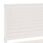 vidaXL Cadre de lit extra long sans matelas 180x210 cm bois massif