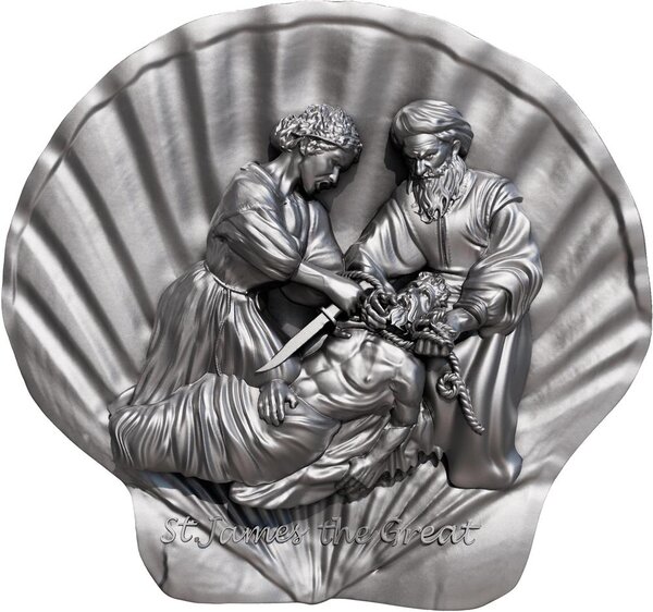 Pièce de monnaie en Argent 2000 Francs g 62.2 (2 oz) Millésime 2025 12 Apostles ST. JAMES