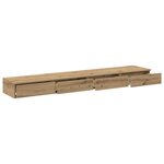 vidaXL Tiroirs de lit avec tiroir chêne artisanal 200 x 36.5 x 16.5 cm