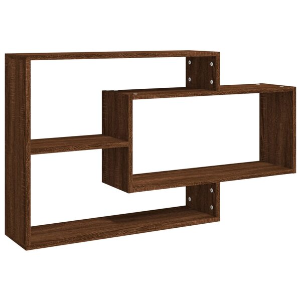 vidaXL Étagère murale Chêne marron 104x20x58 5 cm Bois d'ingénierie