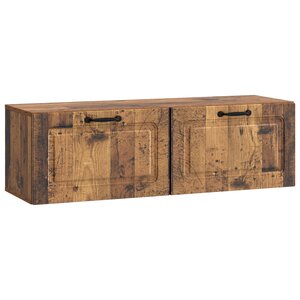 vidaXL Meuble TV mural Bois ancien 98 x 31 x 30 cm Bois d'ingénierie