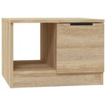 vidaXL Table basse chêne sonoma 50x50x36 cm bois d'ingénierie