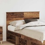 vidaXL Tête de lit Bois Ancien 120 cm Bois d'ingénierie