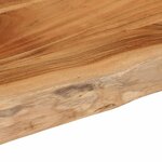 vidaXL Dessus de table 100x40x2 5 cm rectangulaire bois massif acacia