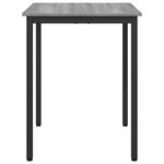 vidaXL Table de salle à manger / Table de repas MÉTAL