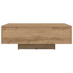 vidaXL Table basse Chêne artisanal 85 x 55 x 31 cm Bois d'ingénierie