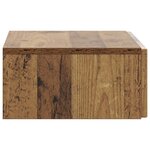 vidaXL Table d'appoint murale 59 x 34 5 x 17 cm Bois d'ingénierie