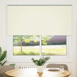 vidaXL Store enrouleur occultant blanc cassé 155x175 cm largeur tissu