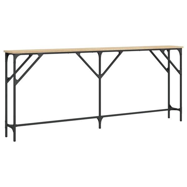 vidaXL Table console chêne sonoma 180x23x75 cm bois d'ingénierie