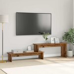 vidaXL Meuble TV Bois ancien 180 x 30 x 43 cm Bois d'ingénierie