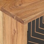 vidaXL Meuble TV 115x30x39 cm Bois d'acacia massif